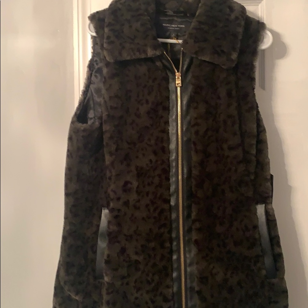 NEW Marc New York Faux Fur Vest
